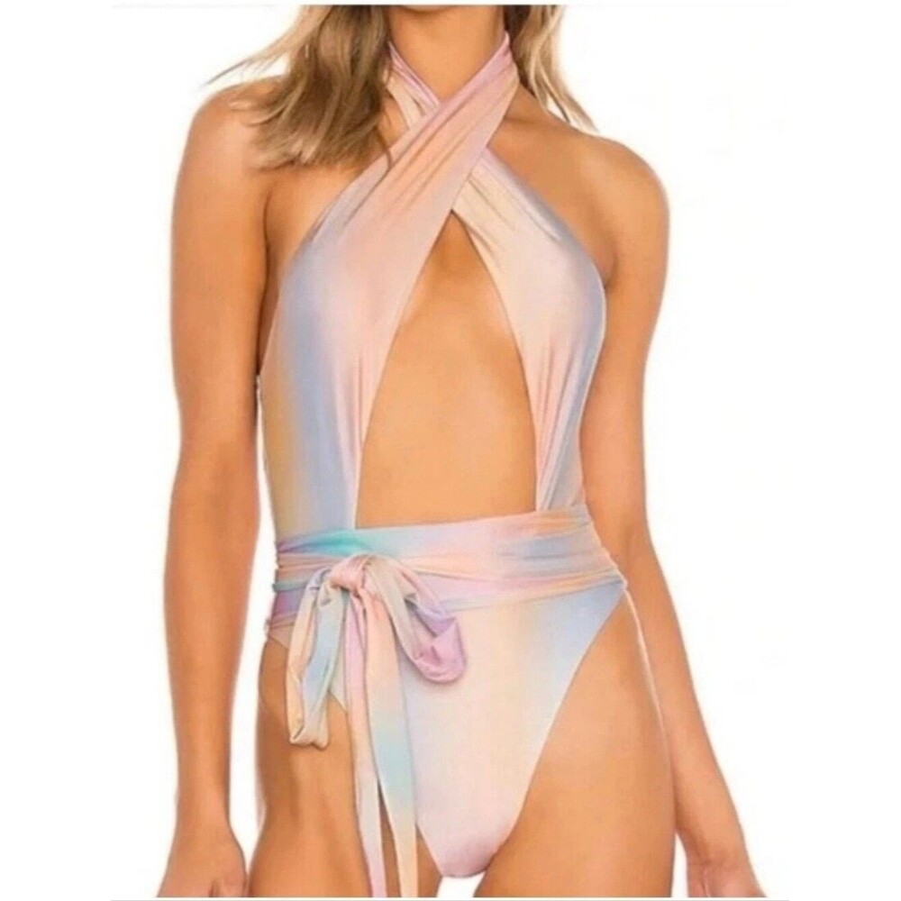 NWT PQ Swim Alex Golden Hour One Piece Sz S